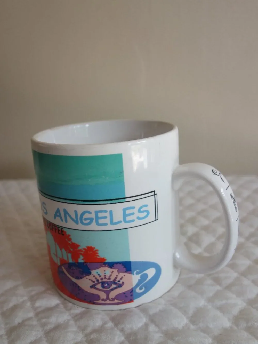 Vntg 1999 STARBUCKS Los Angeles Large Coffee Mug